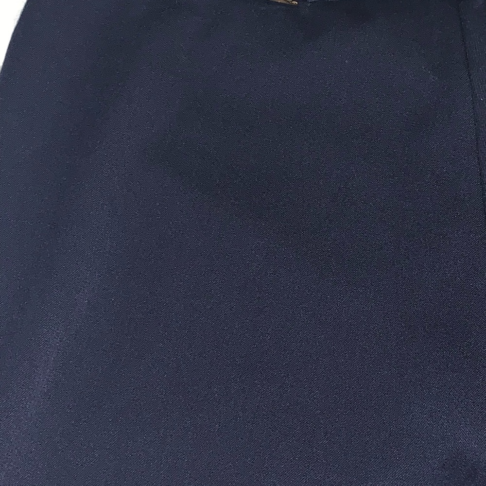Vertigo Paris Navy Blue Dress Trousers with Silver Hardware Detailing (size 12P) - Picture 5 of 6